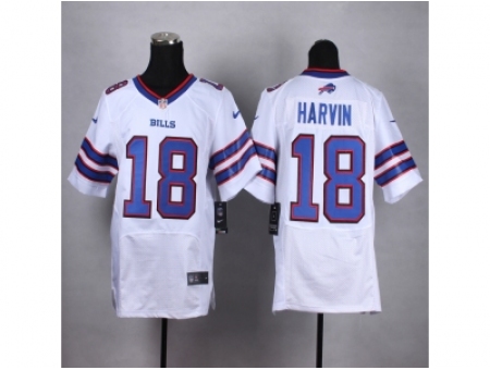 Nike Buffalo Bills 18 Percy Harvin white Elite NFL Jersey