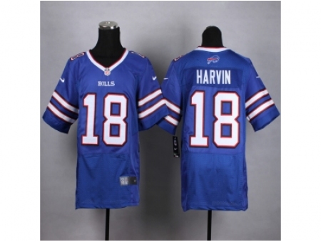 Nike Buffalo Bills 18 Percy Harvin blue Elite NFL Jersey