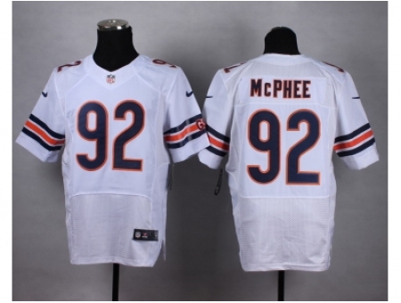 Nike Chicago Bears 92 Pernell McPhee white Elite NFL Jersey