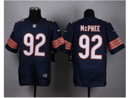 Nike Chicago Bears 92 Pernell McPhee blue Elite NFL Jersey