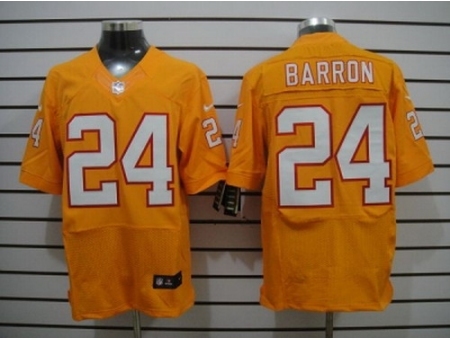 Nike Tampa Bay Buccaneers 24 Mark Barron Orange Elite NFL Jersey