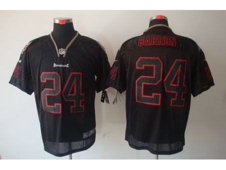 Nike Tampa Bay Buccaneers 24 Mark Barron Black Elite Lights Out NFL Jersey