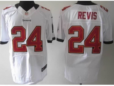 Nike Tampa Bay Buccaneers 24 Darrelle Revis White Elite NFL Jersey