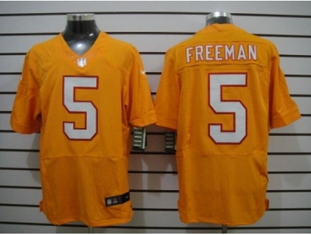 Nike Tampa Bay Buccaneers 5 Josh Freeman Orange Elite NFL Jersey