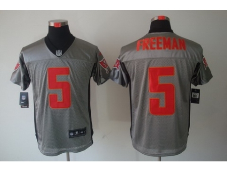 Nike Tampa Bay Buccaneers 5 Josh Freeman Grey Elite Shadow NFL Jersey