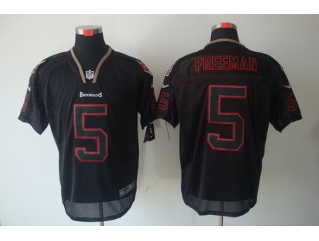 Nike Tampa Bay Buccaneers 5 Josh Freeman Black Elite Lights Out NFL Jersey