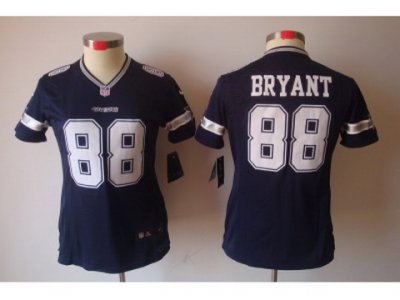 Nike Women Dallas Cowboys #88 Bryant Blue [Women's NIKE LIMITED Jersey]