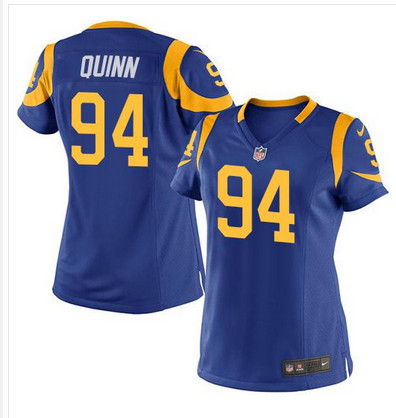 Nike Rams #94 Robert Quinn Royal Blue Alternate Womens Stitched NFL Elite Jersey