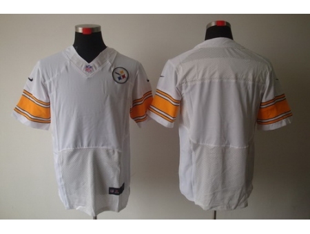 Nike Pittsburgh Steelers Blank White Elite NFL Jersey