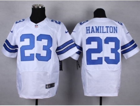 Nike Dallas Cowboys 23 Jakar Hamilton white Elite NFL Jersey