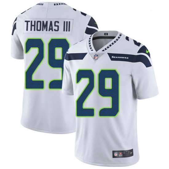 Youth Nike Seattle Seahawks 29 Earl Thomas III White Vapor Untouchable Limited Player NFL Jersey