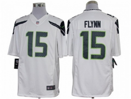 Nike Seattle Seahawks 15 Matt Flynn white Limited NFL Jersey