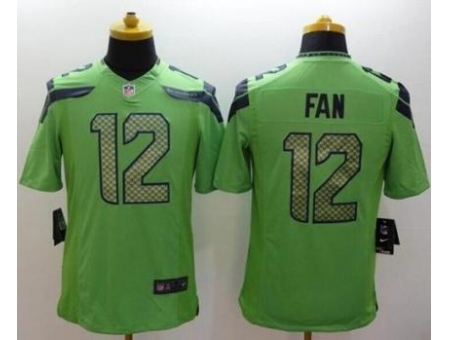 Nike Seattle Seahawks 12 Fan Green Limited NFL Jersey