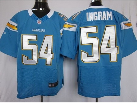 Nike San Diego Chargers 54 Melvin Ingram Light Blue Elite NFL Jersey