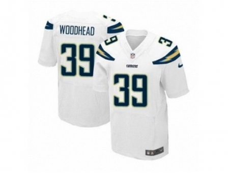 Nike San Diego Chargers 39 Danny Woodhead white Elite NFL Jersey