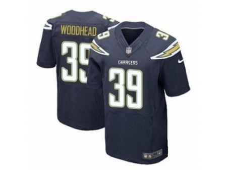 Nike San Diego Chargers 39 Danny Woodhead Dark blue Elite new NFL Jersey