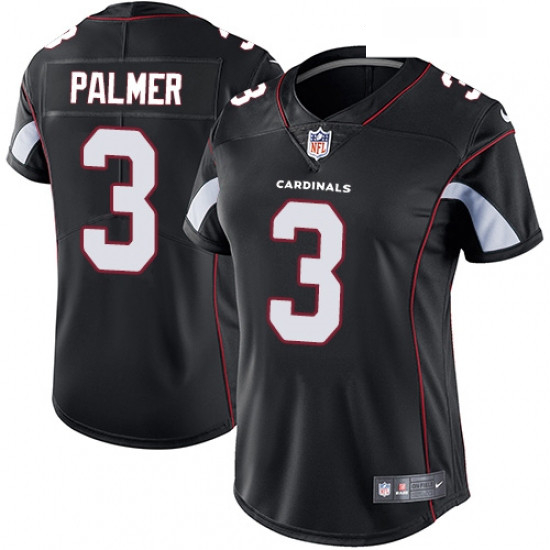 Womens Nike Arizona Cardinals 3 Carson Palmer Black Alternate Vapor Untouchable Limited Player NFL J