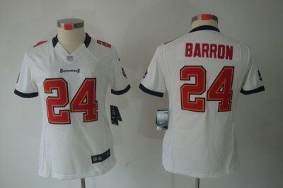 Women Nike Tampa Bay Buccaneers 24# Mark Barron White[Women Limited Jerseys]