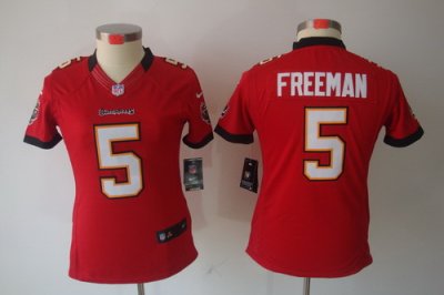 Women Nike Tampa Bay Buccaneers 5 Freeman Red[Women Limited Jerseys]