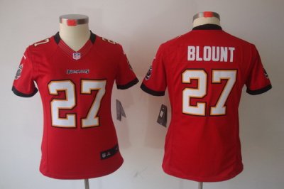 Women Nike Tampa Bay Buccaneers 27 LeGarrette Blount Red Color[Women Limited Jerseys]