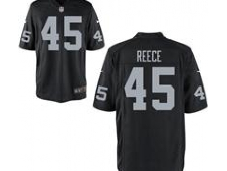 Nike Oakland Raiders 45 Marcel Reece Black Elite NFL Jersey