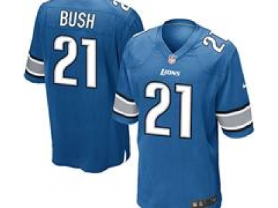 Nike Youth NFL Detroit Lions #21 Reggie Bush Blue Jerseys