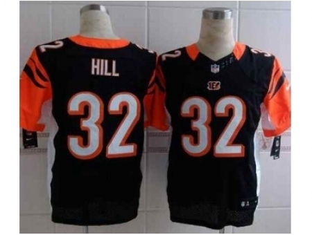 Nike Cincinnati Bengals 32 Jeremy Hill black Elite NFL Jersey