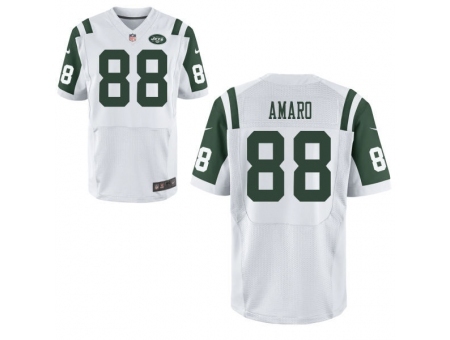 Nike New York Jets 88 Jace Amaro White Elite NFL Jersey