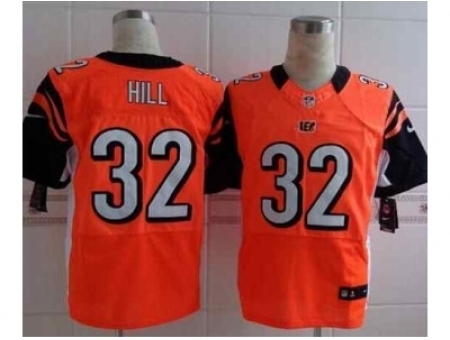 Nike Cincinnati Bengals 32 Jeremy Hill orange Elite NFL Jersey