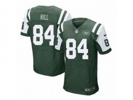 Nike New York Jets 84 Stephen Hill Green Elite NFL Jersey