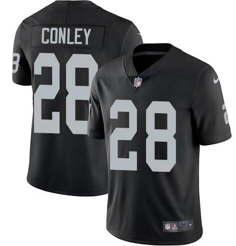 Mens Oakland Raiders #28 Gareon Conley Black Rush Limited Jersey