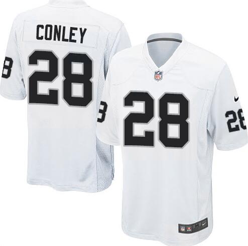 Mens Oakland Raiders #28 Gareon Conley White Elite Jersey