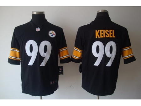 Nike Pittsburgh Steelers 99 Brett Keisel Black Limited NFL Jersey