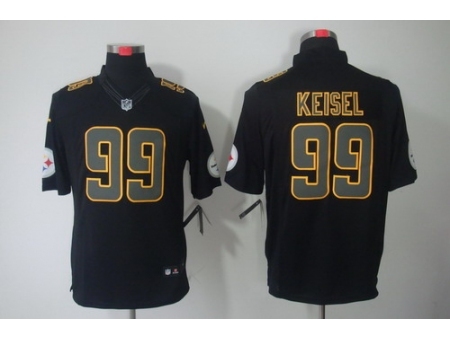 Nike Pittsburgh Steelers 99 Brett Keisel Black Limited Impact NFL Jersey