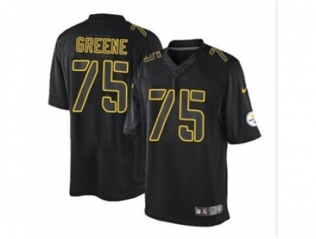 Nike Pittsburgh Steelers 75 Joe Greene black Limited Impact NFL Jersey