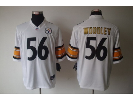 Nike Pittsburgh Steelers 56 Lamarr Woodley White Limited NFL Jersey