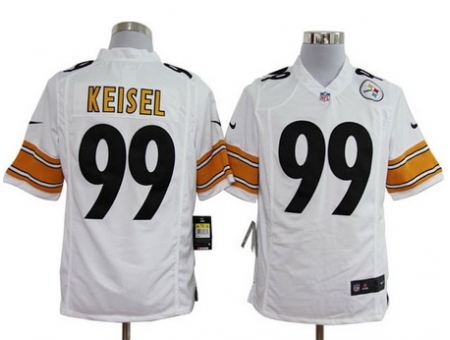 Nike Pittsburgh Steelers 99 Brett Keisel White Game NFL Jersey