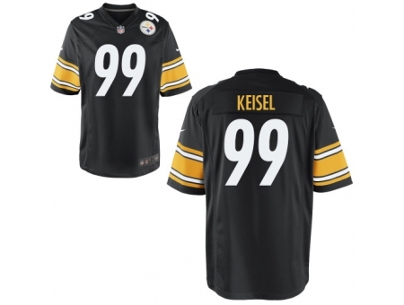 Nike Pittsburgh Steelers 99 Brett Keisel Black Game NFL Jersey