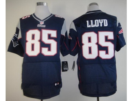 Nike New England Patriots 85 Brandon Lloyd Blue Elite NFL Jersey