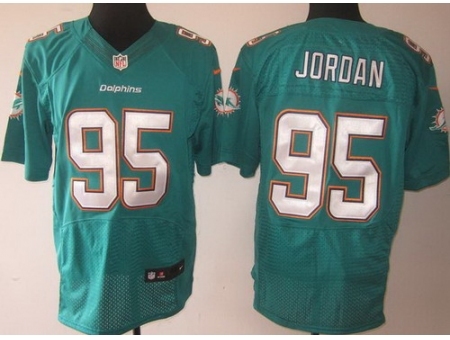 Nike Miami Dolphins 95 Dion Jordan Green Elite NFL Jersey