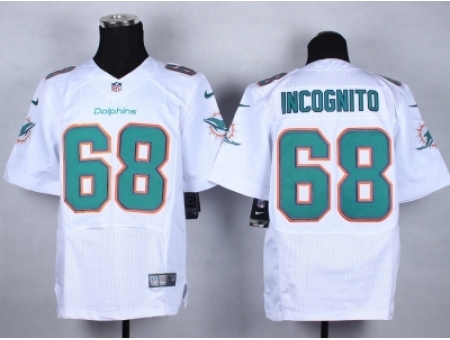 Nike Miami Dolphins 68 Richie Incognito white Elite NFL Jersey