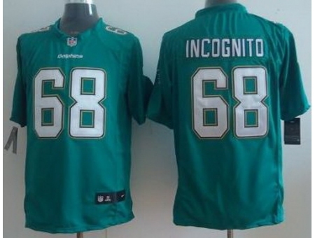 Nike Miami Dolphins 68 Richie Incognito Green Elite NFL Jersey