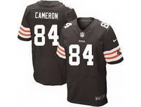 Nike Cleveland Browns 84 Jordan Cameron Brown Elite NFL Jersey