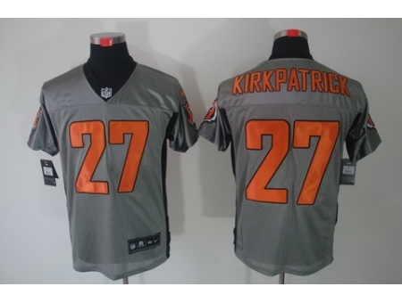 Nike Cincinnati Bengals 27 Dre Kirkpatrick Grey Elite Shadow NFL Jersey