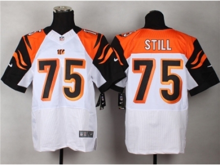 Nike Cincinnati Bengals 75 Devon Still white Elite NFL Jersey