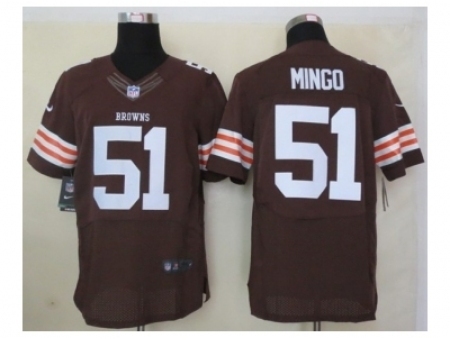 Nike Cleveland Browns 51 Barkevious Mingo Brown Elite NFL Jersey