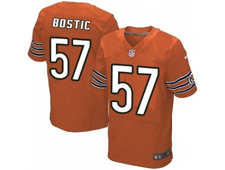 Nike Chicago Bears 57 Jon Bostic Orange Elite NFL Jersey