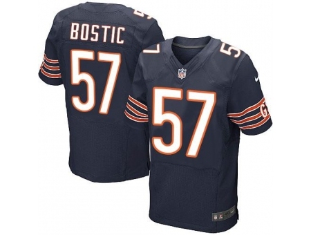 Nike Chicago Bears 57 Jon Bostic Blue Elite NFL Jersey