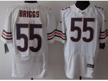 Nike Chicago Bears 55 lance briggs White Elite NFL Jersey