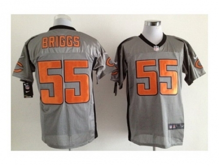 Nike Chicago Bears 55 lance briggs grey Elite shadow NFL Jersey